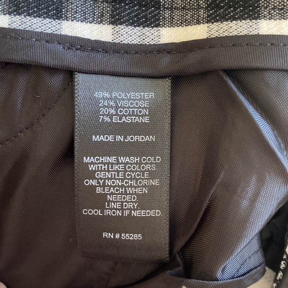 EXPRESS- EDITOR - Size 2R - Black and white gingham - Picture 7 of 7